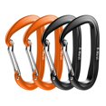 thumbnail image 1 of B-Mardi Lightweight Heavy Duty Locking Carabiner Clips-12Kn (2697 Lbs) Caribiniers For Hammocks Keychain & Utility, 1 of 1