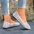 thumbnail image 6 of Caywon Women Feminine Mesh Sequin Embroidered Flat Shoes, Pointed Toe Bow Back Slip On, Dressy Casual Summer Comfortable, Ladies Shoes Zapatos Mujer, 6 of 9