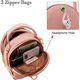 thumbnail image 2 of Mini Mochila De Cuero De PU para Mujeres Y Niñas, Bolsos De Mochila De Ocio con Correa De Hombro Extraíble, Pequeño Bolso Escolar Impermeable para Viajes/Paseos, 2 of 5