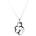 thumbnail image 2 of Fun & Inexpensive Bear Diamond Necklace in Sterling Silver, 2 of 6