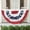 Patriotic Flag Under $5 A2899, variant on Vacemry Patriotic Flag, Polyester Patriotic Bunting Flag for Outdoor Decoration, Fan Shaped Design for Porch and Garden, Fade Resistant Colors, Multiple Pieces for Display