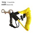 thumbnail image 3 of Kayak Paddle Leash Stretchable Fishing Rod Kayak Canoe Paddle Lanyard Outdoor Multifunctional High-Elastic Colorful Anti-Lost Rope Accessory Yellow, 3 of 9