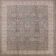 thumbnail image 1 of Ahgly Company Machine Washable Indoor Square Industrial Modern Rose Dust Purple Area Rugs, 3' Square, 1 of 7