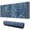 Blue, variant on Boho Print Extra Large Mouse Pad, Stitched Edge Desk Mat with Non-Slip Rubber Base, Keyboard Pad and Desk Protector for Gaming, Work, Home Office, Computer Laptop, 31.5 x 11.8 in