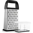 thumbnail image 1 of Cheese Grater With Container Box Grater Stainless Steel Graters for Kitchen Cheese Shredder Parmesan Shredder Kitchen Gadgets Kitchen Tools Kitchen Gifts for Chef Dishwasher Safe Zester, 1 of 5