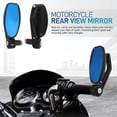thumbnail image 4 of LEEYNEER 1 Pair Universal Aluminum Motorcycle Side Mirrors Handlebar Rear View Mirrors Motorbike Side Rearview Mirrors Replacement for Scooter, 4 of 8
