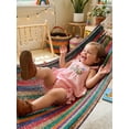 thumbnail image 6 of AceBaby Infant Baby Girls Summer Outfits 0-24M Fashionable Flower Embroidery Flying Sleeve Tops and Shorts Set, 6 of 9