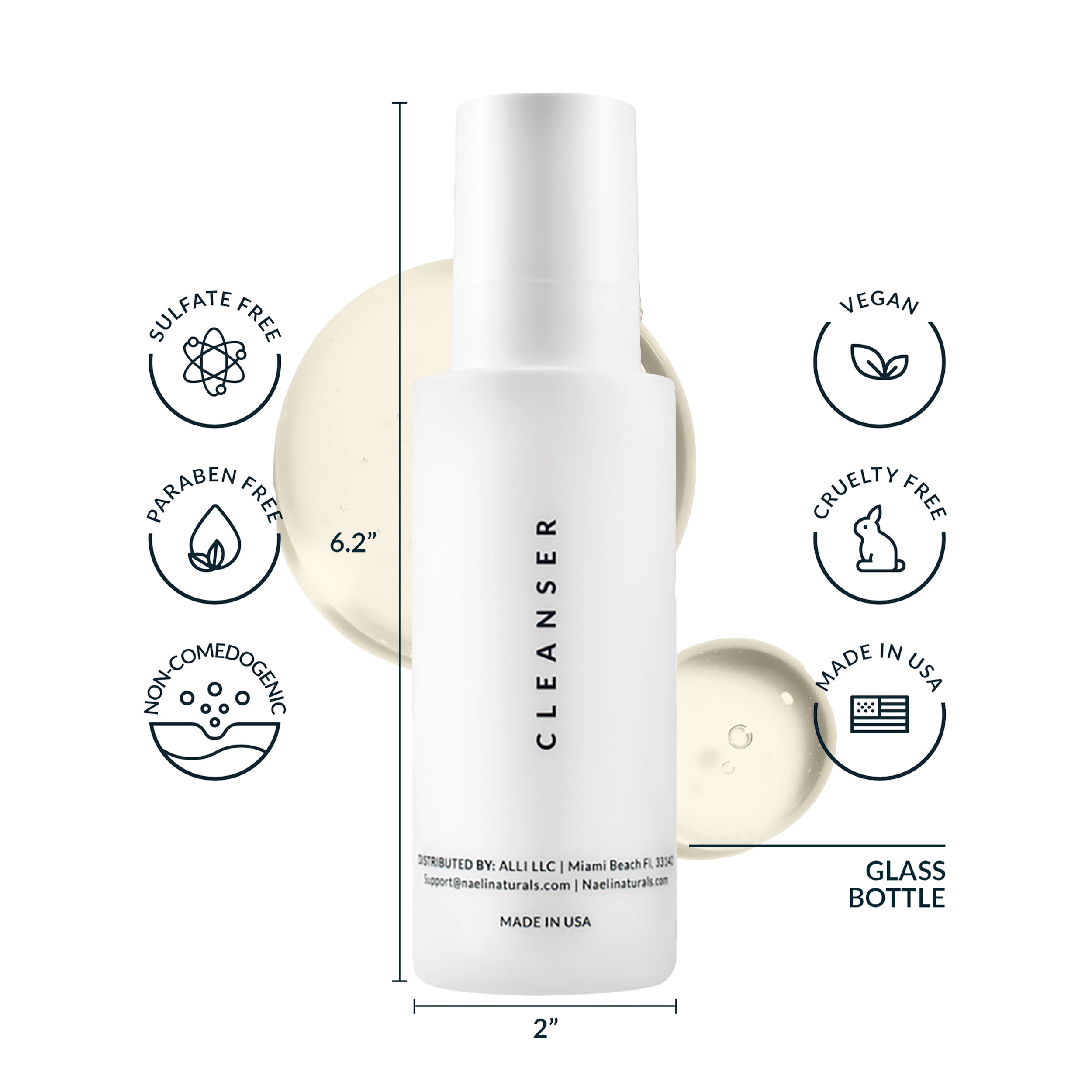 Buy NAELI Ultra Gentle Daily Cleanser, Gentle Face Wash, Facial