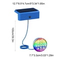 thumbnail image 3 of Solar Pool Light Underwater LED Light Waterproof Round Pool Pathway Lamp For Garden Swimming Pool Pond Yard Decoration Outdoor Waterproof Light, 3 of 6