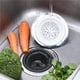 thumbnail image 2 of Toystoory Escurridor de cocina de silicona y acero inoxidable, tapón de residuos desmontable, filtro de fregadero de baño, colector de residuos Suministros de limpieza para el hogar Blanco Toystoory HA025031-01, 2 of 6