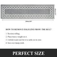 thumbnail image 7 of Yamaziot 2'x8' Hallway Runner Rug Washable Kitchen Floor Runners for Hallway Non Skid Entryway Runner Mat Low Profile Inside Doormat Door Rugs for Hallway Laundry Room Gray, 7 of 7