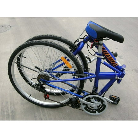 Columba SP26S Folding Bike Blue