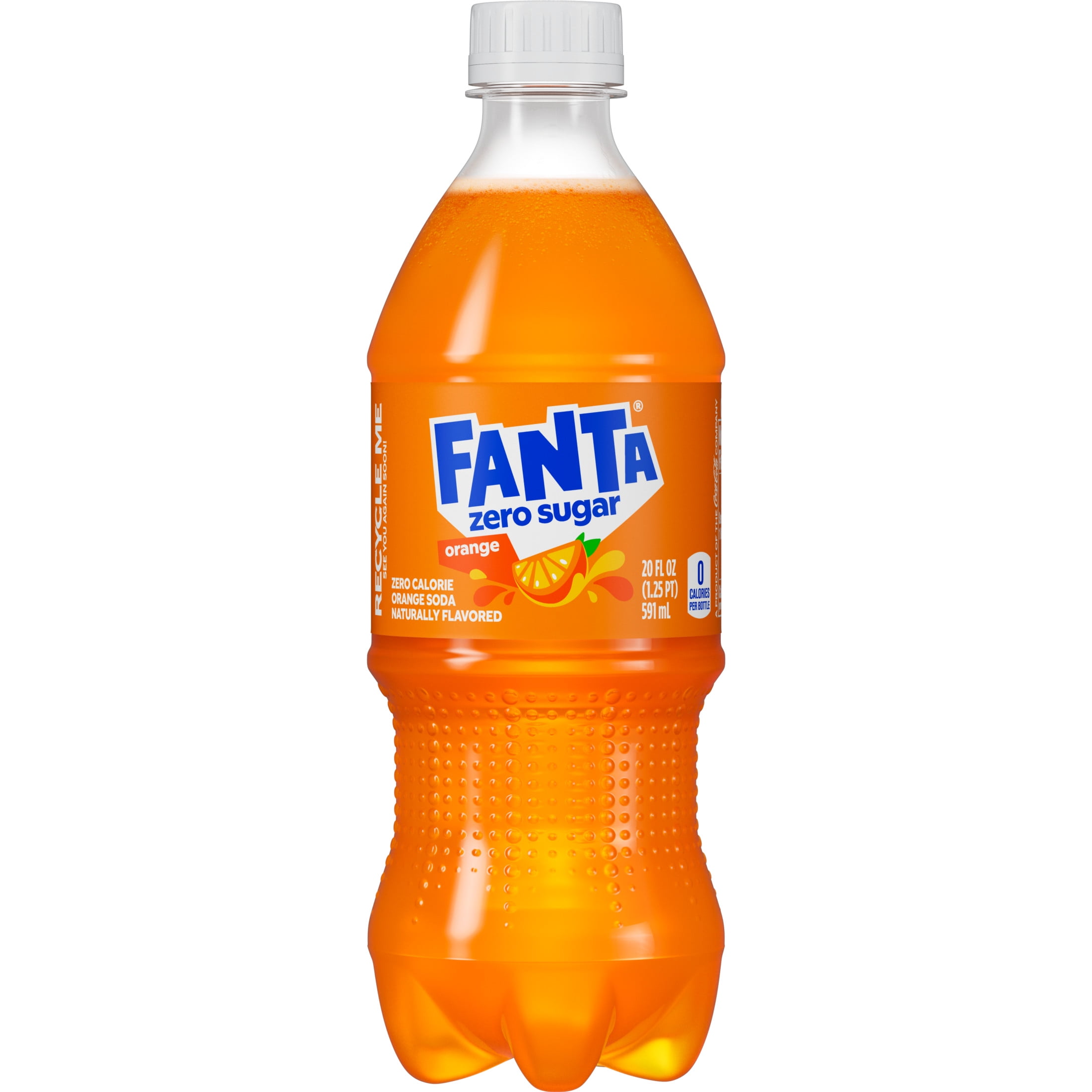 Fanta Zero Orange 20oz | Sparkling beverages for retail - Walmart