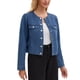 thumbnail image 4 of CHAQUETA DE MEZCLILLA CORTA PARA MUJER INSPIRE CHIC SIN CUELLO 2025, CHAQUETAS DE MEZCLILLA DE MANGA LARGA S AZUL, 4 of 6