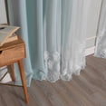 thumbnail image 3 of Aurora Home  Mix and Match Trellis Cut Out Curtains Mint 84 84 Inches, 3 of 5