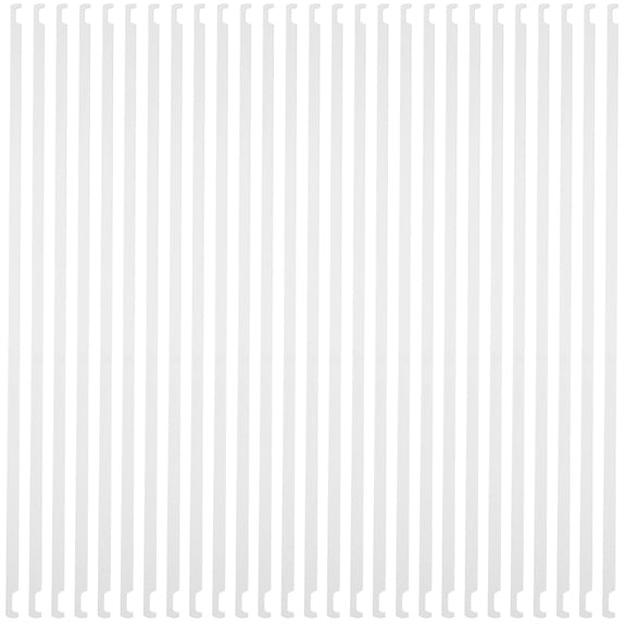 MLINS 20pcs Hanging File Bars Hardware with Hook File Folder Metal Hanger Receipts Organizer for Office Supplies Desk and Wall