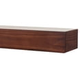 thumbnail image 2 of Mantels Direct Dakota 60" Floating Pine Wood Fireplace Mantel Shelf - Burnt Sienna, 2 of 10