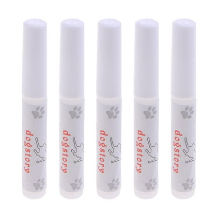 

5PCS Pet Nail Cap Adhesive Waterproof Glue with Applicator Tip for Ca Dog Nails