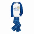 thumbnail image 6 of LuLiaMenton Matching Family Hanukkah Pajamas Menorah Star Blue Plaid PJs Set, Womens S, 6 of 6