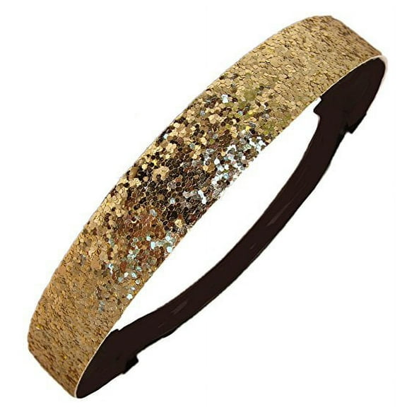 Glitter Headband Girls Headband Sparkly Hair Head Band Gold