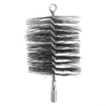 thumbnail image 2 of 4 Inch Chimney Brush Steel Wire Male Thread for Flue Pipe Cleaning, 2 of 7