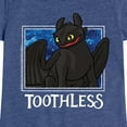 thumbnail image 3 of How to Train Your Dragon - Toothless Stars - Toddler & Youth Girls Short Sleeve Graphic T-Shirt, 3 of 5