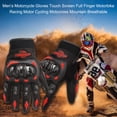 thumbnail image 2 of Guantes de moto para hombre Pantalla táctil Dedo completo Motor de carreras de motos, 2 of 8