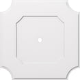 thumbnail image 1 of Ekena Millwork CMP36LE-02000 36 in. OD x 2 in. ID Square Locke Architectural Grade PVC Contemporary Ceiling Medallion, 1 of 1