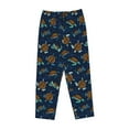 thumbnail image 4 of Daiia Sea Turtles Swimming Women's Sleep Pant with Pockets and Drawstring,Pajama Pants-Large, 4 of 9