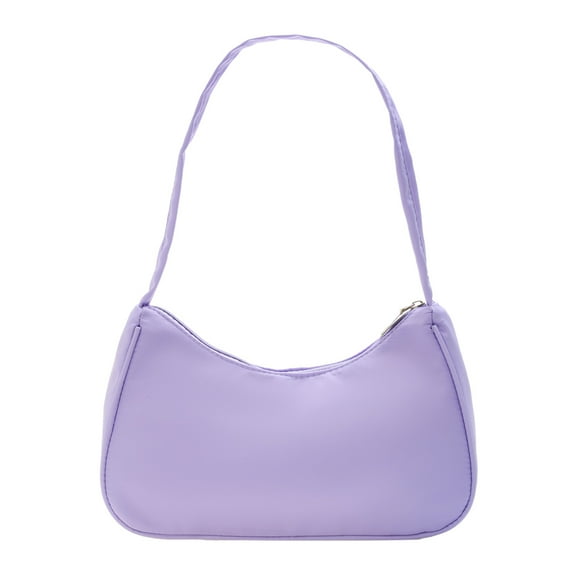 Sac à Bandoulière Élégant en Nylon pour Sac Facile pour Femmes Sac Assorti Grand Application Sac Léger pour Femmes Violet