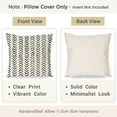 thumbnail image 2 of Blue Mudcloth Throw Pillow Covers 18x18 Inch Set of 2 Indigo Modern Boho Herringbone Chevron Outdoor Decorations Decorative Throw Pillows Cases Cushion Covers for Home Room Couch Decor, 2 of 6