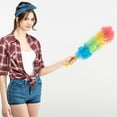 thumbnail image 6 of 1Pc Rainbow Static Duster 23.2in Reusable Microfiber Electrostatic Dusters,Microfiber Duster,Washable Microfibre Cleaning Tool for Cleaning Office,Car,Computer,Furniture, Sofa(Yellow), 6 of 7