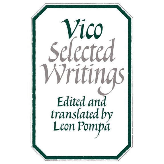 Vico: Selected Writings, (Paperback)