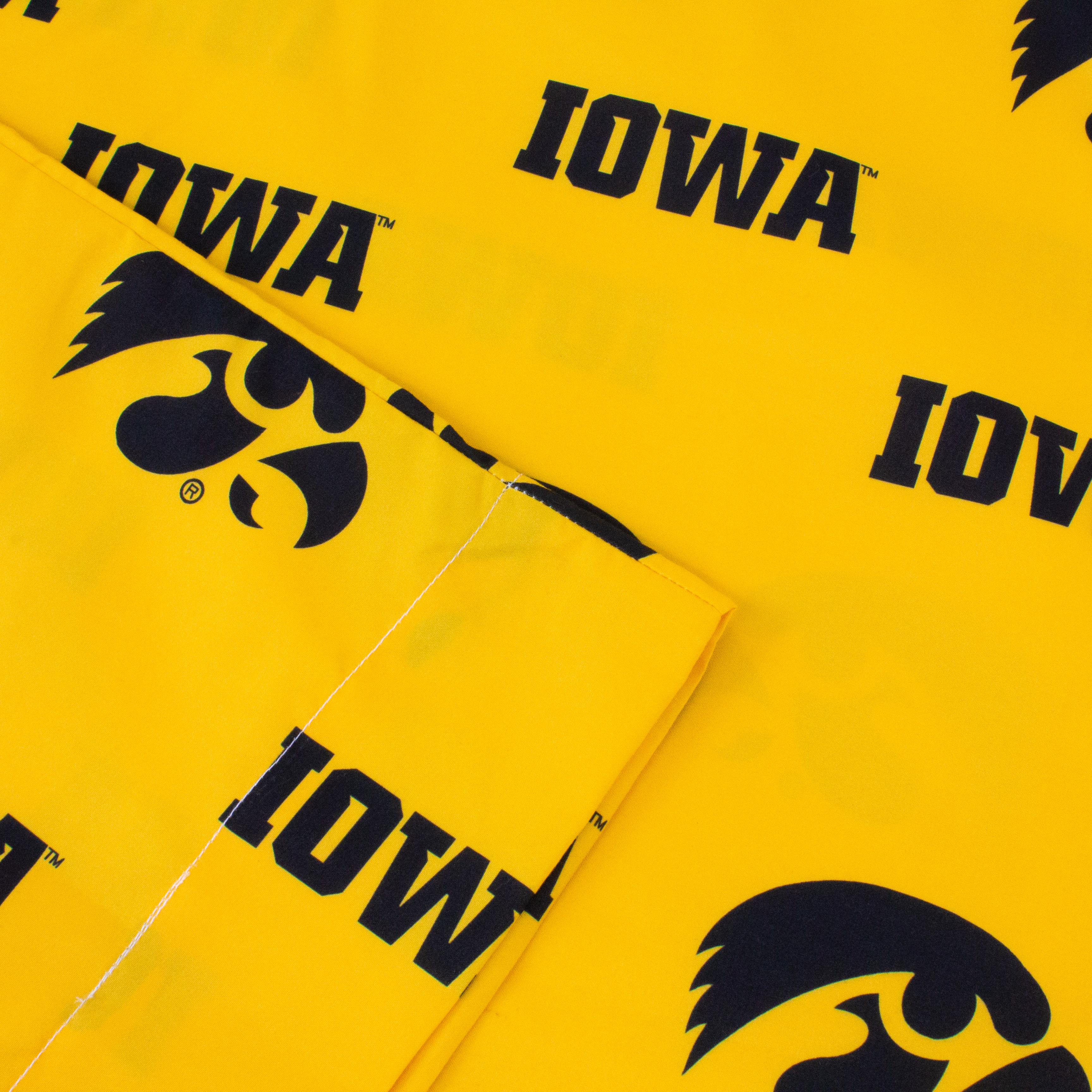 Iowa Hawkeyes Pillowcase Body Pillow - 20" x 60"