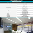thumbnail image 6 of Luxrite 2FT T5 LED Tube Lights, 24W=54W, 4000K Cool White, 45.78 inch, Ballast and Ballast Bypass Compatible, Damp Rated 4-Pack, 6 of 7