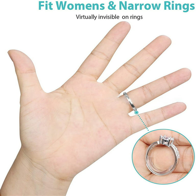 Duobla Invisible Ring Size Adjuster for Loose Rings Ring Adjuster Fit Any  Rings, Assorted Sizes of Ring Sizer (8PCS) 