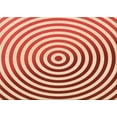thumbnail image 1 of Ahgly Company Indoor Rectangle Patterned Neon Red Area Rugs, 8' x 12', 1 of 6