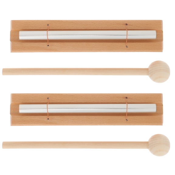2 Set Meditations Music Bells for Kids Easy to Use Chime Child