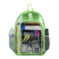 thumbnail image 4 of Fuel Unisex Clear Backpack and Drawstring Bundle, Lime Sizzle, 4 of 7