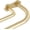 Gold, variant on Gold Extra Long Double Curtain Rod 34-156 Inch, Wrap Around Blackout Dual Curtain Rods for Windows, Adjustable Heavy Duty Spliced Room Darkening Double Rods, All Metal, Aluminium Bracket
