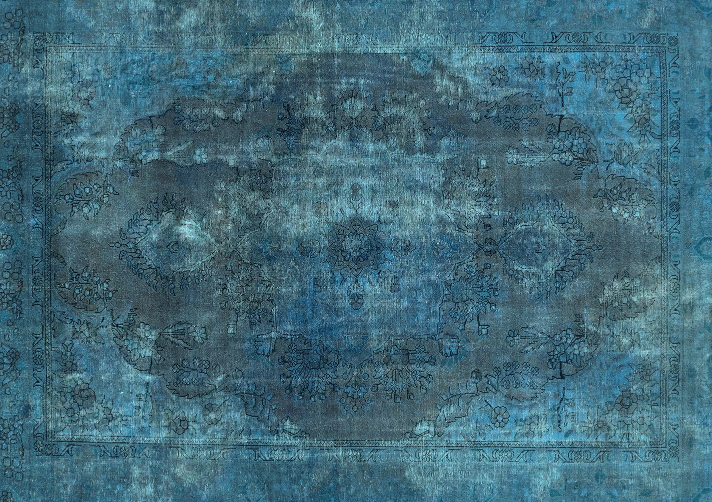 Ahgly Company Indoor Rectangle Abstract Light Blue Modern Area Rugs, 2 ...