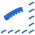 thumbnail image 3 of sweethay Wind Phone Cellphone Charging USB Case fracture Cord Anti Spiral Wrap Tube Extended Pipe Silicone Cover Protector Organizer azul 10piezas, 3 of 4