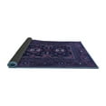 thumbnail image 2 of Ahgly Company Indoor Square Persian Blue Traditional Area Rugs, 8' Square, 2 of 4