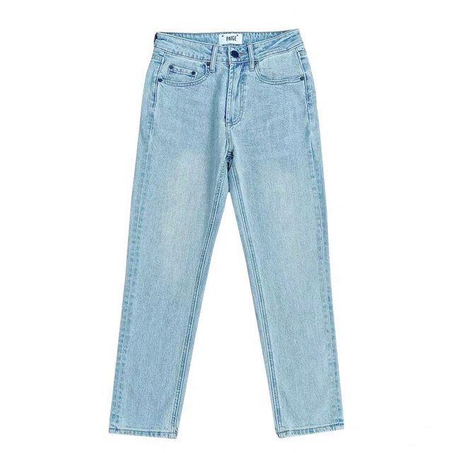 Vaqueros del mismo estilo de Kaia Gerber de celebridades europeas y americanas para mujer, cintura alta y adelgazantes, pierna recta de nueve cuartos pa
