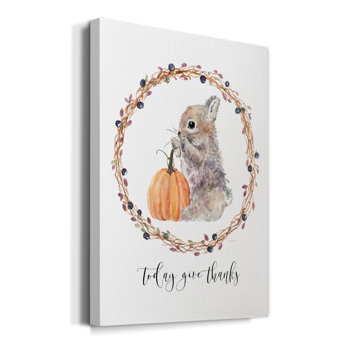 Harvest Home Bunny Premium Gallery Wrapped Canvas - Ready to Hang