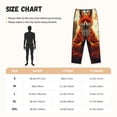 thumbnail image 3 of Sikiie Maple Leaf Meditating Fox Women’s Ultra-Soft Comfy Lounge Pants Sleepwear Comfy Lounge Pants Drawstring Sleep Bottoms with PocketsX-Large, 3 of 6