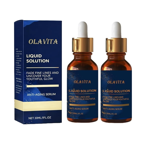 Serum OLAVITA Solución líquida antienvejecimiento con vitamina C, paquete de 2