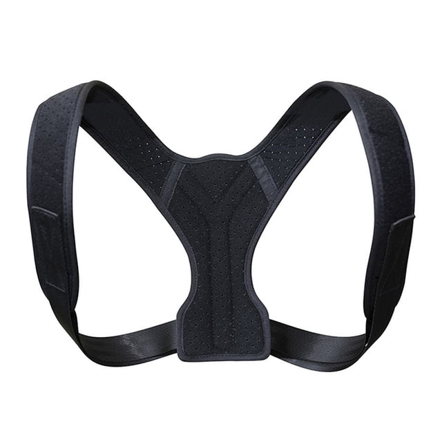 Soidarity Cinturón de soporte, Corrector de postura de espalda ajustable, clavícula, columna vertebral, hombro, corrección de postura Lumbar, Ayudas para vestirse con gancho de botón XS Soidarity CE000253-01