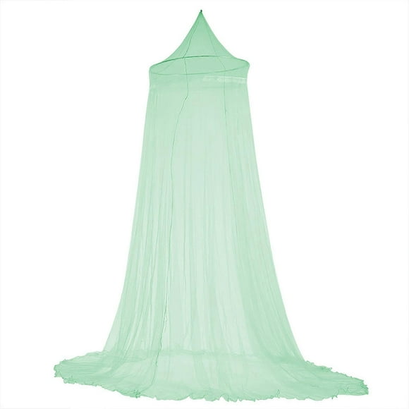 Elegant Lace Princess Kids Bed Canopy Curtain Mosquito Netting for Girls Room Bedding (Green)