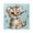 Black, variant on Square Clock Gold Clock 7.78 *7.78 Inch Decorative Clock Creative Clock Dual-Purpose Clock Wall Clock Clock Decorate Your Space Cute Smiling Cartoon Tiger
